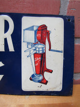 Load image into Gallery viewer, TUBULAR CREAM SEPARATOR Antique Advertising Sign Embossed Tin Farm Feed Seed Store Ad
