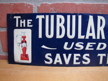 Load image into Gallery viewer, TUBULAR CREAM SEPARATOR Antique Advertising Sign Embossed Tin Farm Feed Seed Store Ad