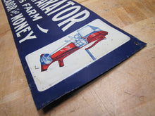 Load image into Gallery viewer, TUBULAR CREAM SEPARATOR Antique Advertising Sign Embossed Tin Farm Feed Seed Store Ad