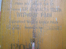 Load image into Gallery viewer, Dr HEINDEL Dentist Dr STIEFF Glasses 9th St READING PA Old Wooden Ad Thermometer Sign Optometrist Dental Advertising Teeth Eye