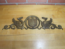 Load image into Gallery viewer, WINGED SERPENTS GRIFFIN MONSTERS BEASTS Antique Decorative Arts Hardware Element