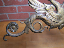 Load image into Gallery viewer, WINGED SERPENTS GRIFFIN MONSTERS BEASTS Antique Decorative Arts Hardware Element