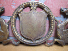 Load image into Gallery viewer, WINGED SERPENTS GRIFFIN MONSTERS BEASTS Antique Decorative Arts Hardware Element