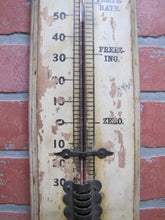 Load image into Gallery viewer, WILLIAMS SHAVING SOAP Antique Advertising Wooden Thermometer Sign Glastonbury Ct