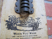 Load image into Gallery viewer, WILLIAMS SHAVING SOAP Antique Advertising Wooden Thermometer Sign Glastonbury Ct