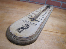 Load image into Gallery viewer, WILLIAMS SHAVING SOAP Antique Advertising Wooden Thermometer Sign Glastonbury Ct