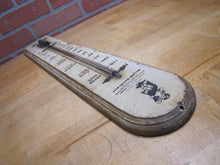 Load image into Gallery viewer, WILLIAMS SHAVING SOAP Antique Advertising Wooden Thermometer Sign Glastonbury Ct