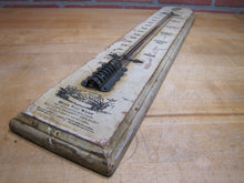 Load image into Gallery viewer, WILLIAMS SHAVING SOAP Antique Advertising Wooden Thermometer Sign Glastonbury Ct