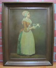 Load image into Gallery viewer, LA BELLE CHOCOLATIERE WALTER BAKER & Co Antique Tin Self Framed Advertising Sign CHOCOLATE
