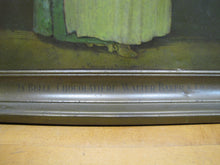 Load image into Gallery viewer, LA BELLE CHOCOLATIERE WALTER BAKER & Co Antique Tin Self Framed Advertising Sign CHOCOLATE