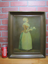 Load image into Gallery viewer, LA BELLE CHOCOLATIERE WALTER BAKER & Co Antique Tin Self Framed Advertising Sign CHOCOLATE
