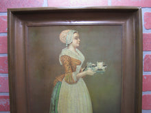 Load image into Gallery viewer, LA BELLE CHOCOLATIERE WALTER BAKER & Co Antique Tin Self Framed Advertising Sign CHOCOLATE