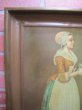 Load image into Gallery viewer, LA BELLE CHOCOLATIERE WALTER BAKER & Co Antique Tin Self Framed Advertising Sign CHOCOLATE