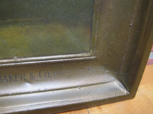 Load image into Gallery viewer, LA BELLE CHOCOLATIERE WALTER BAKER & Co Antique Tin Self Framed Advertising Sign CHOCOLATE