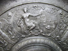 Load image into Gallery viewer, Antique Mythological Characters Scenes Decorative Arts High Relief Metal Charger Plaque Grand Tour Design Style Ornate