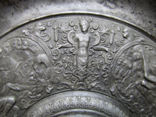 Load image into Gallery viewer, Antique Mythological Characters Scenes Decorative Arts High Relief Metal Charger Plaque Grand Tour Design Style Ornate