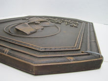 Load image into Gallery viewer, NAPOLEON CIGAR CO Antique Bronze Cigar Store Display Advertising Sign Plaque PRICE BROS CHICAGO