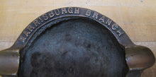 Load image into Gallery viewer, FIRESTONE TRUCK TIRES HARRISBURG BRANCH Old Bronze Advertising Ashtray Sign Tray