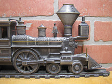 Load image into Gallery viewer, LOCOMOTIVE TRAIN RAILROAD Vintage Figural Mailbox Topper Sign Plaque Detailed RR