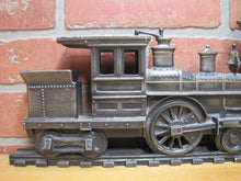 Load image into Gallery viewer, LOCOMOTIVE TRAIN RAILROAD Vintage Figural Mailbox Topper Sign Plaque Detailed RR