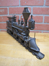 Load image into Gallery viewer, LOCOMOTIVE TRAIN RAILROAD Vintage Figural Mailbox Topper Sign Plaque Detailed RR