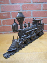 Load image into Gallery viewer, LOCOMOTIVE TRAIN RAILROAD Vintage Figural Mailbox Topper Sign Plaque Detailed RR