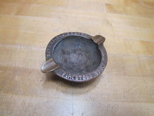 Load image into Gallery viewer, FIRESTONE TRUCK TIRES HARRISBURG BRANCH Old Bronze Advertising Ashtray Sign Tray