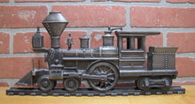 Load image into Gallery viewer, LOCOMOTIVE TRAIN RAILROAD Vintage Figural Mailbox Topper Sign Plaque Detailed RR