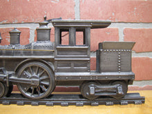 Load image into Gallery viewer, LOCOMOTIVE TRAIN RAILROAD Vintage Figural Mailbox Topper Sign Plaque Detailed RR