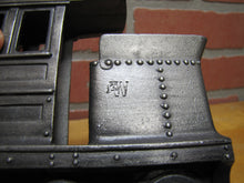 Load image into Gallery viewer, LOCOMOTIVE TRAIN RAILROAD Vintage Figural Mailbox Topper Sign Plaque Detailed RR