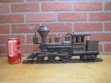 Load image into Gallery viewer, LOCOMOTIVE TRAIN RAILROAD Vintage Figural Mailbox Topper Sign Plaque Detailed RR
