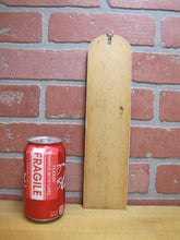 Load image into Gallery viewer, JEDDO HIGHLAND COAL Orig Old Wooden Advertising Thermometer Sign FLAMES Robert E Brader 1501 Gordon Street