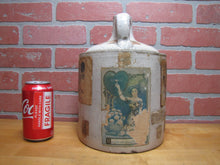 Load image into Gallery viewer, ULMAN & SONS DEALERS IN WINES & LIQUORS BALTO MD Antique Stoneware Jug Folk Art Distillery Merchant