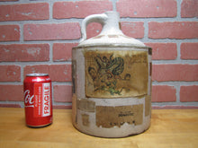 Load image into Gallery viewer, ULMAN & SONS DEALERS IN WINES & LIQUORS BALTO MD Antique Stoneware Jug Folk Art Distillery Merchant
