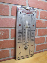 Load image into Gallery viewer, KEYSTONE DRAWN STEEL Co SPRING CITY Pa Old Ad Thermometer Sign GRAMMES Allentown
