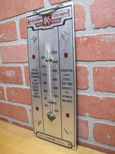 Load image into Gallery viewer, KEYSTONE DRAWN STEEL Co SPRING CITY Pa Old Ad Thermometer Sign GRAMMES Allentown