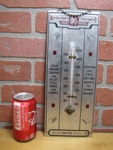 Load image into Gallery viewer, KEYSTONE DRAWN STEEL Co SPRING CITY Pa Old Ad Thermometer Sign GRAMMES Allentown