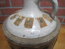 Load image into Gallery viewer, ULMAN & SONS DEALERS IN WINES & LIQUORS BALTO MD Antique Stoneware Jug Folk Art Distillery Merchant