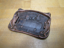 Load image into Gallery viewer, HAYES EQUIPMENT WICHITA KANSAS Old Advertising Cigar Ashtray Tray AIR COMPRESSOR