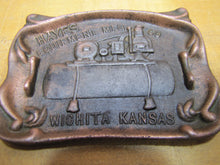 Load image into Gallery viewer, HAYES EQUIPMENT WICHITA KANSAS Old Advertising Cigar Ashtray Tray AIR COMPRESSOR