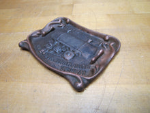 Load image into Gallery viewer, HAYES EQUIPMENT WICHITA KANSAS Old Advertising Cigar Ashtray Tray AIR COMPRESSOR