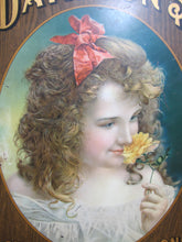 Load image into Gallery viewer, DAVIDSON'S CHOCOLATES & BON BONS DES MOINES IOWA Antique Advertising Sign BEAUTY
