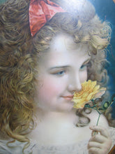 Load image into Gallery viewer, DAVIDSON'S CHOCOLATES & BON BONS DES MOINES IOWA Antique Advertising Sign BEAUTY