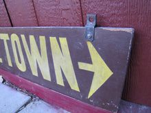 Load image into Gallery viewer, TIME TOWN Original Amusement Theme Park Wood Sign Sand Smaltz 3mi Lake George NY