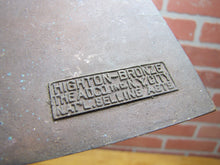 Load image into Gallery viewer, DANIEL GREEN COMFY SLIPPERS Old Store Display Advertising Sign HIGHTON BRONZE NY
