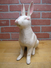 Load image into Gallery viewer, Antique Cast Iron Bunny Rabbit Doorstop Garden Yard Farm Decorative Art Statue