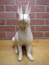 Load image into Gallery viewer, Antique Cast Iron Bunny Rabbit Doorstop Garden Yard Farm Decorative Art Statue