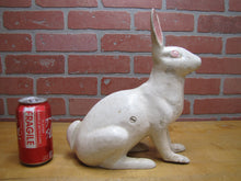 Load image into Gallery viewer, Antique Cast Iron Bunny Rabbit Doorstop Garden Yard Farm Decorative Art Statue