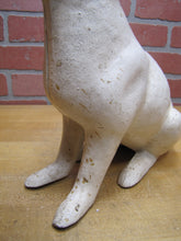 Load image into Gallery viewer, Antique Cast Iron Bunny Rabbit Doorstop Garden Yard Farm Decorative Art Statue