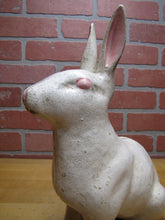 Load image into Gallery viewer, Antique Cast Iron Bunny Rabbit Doorstop Garden Yard Farm Decorative Art Statue
